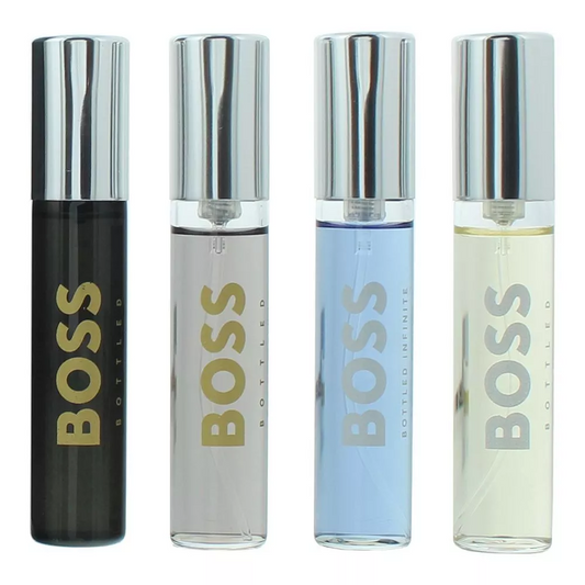 Hugo Boss Men's Mini Discovery Fragrance Gift Set 4 x 10ml