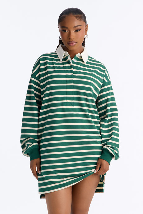 Just A Casual Slay Striped Mini Dress