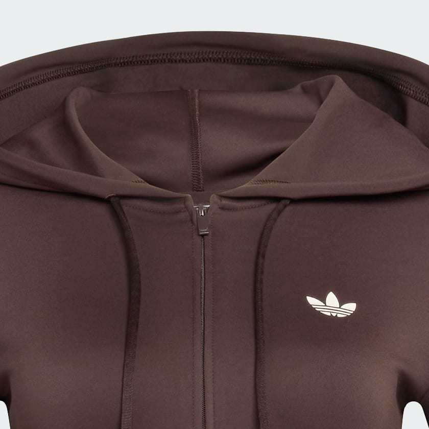 HOODED TREFOIL ZIPPER Jacket