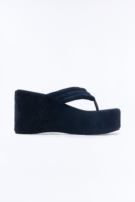 Hot Springs Terry Thong Wedges