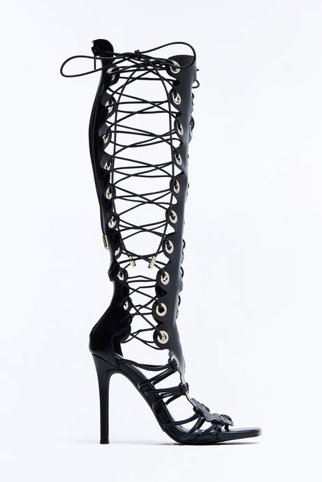 Hugo Gladiator Heels - Black