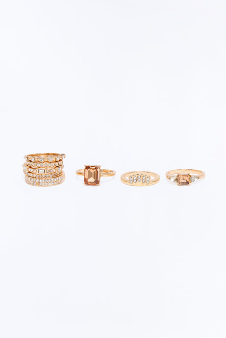 My Way 8 Piece Ring Set