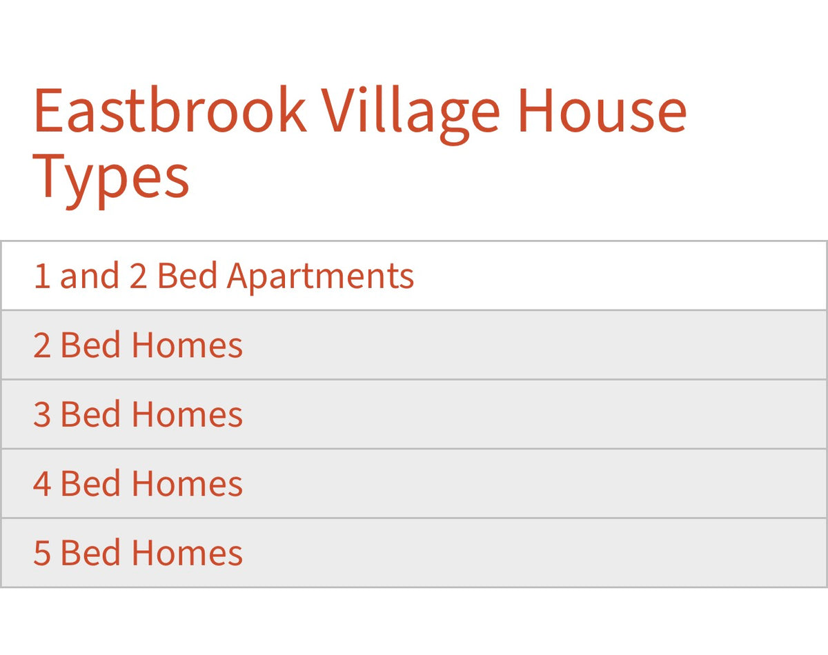Eastbrooke Village — One to Five Bedroom  Affordable Ultra Luxury Homes and Apartments — Essential Lifestyle Masterpiece — Milton Keynes Buckinghamshire