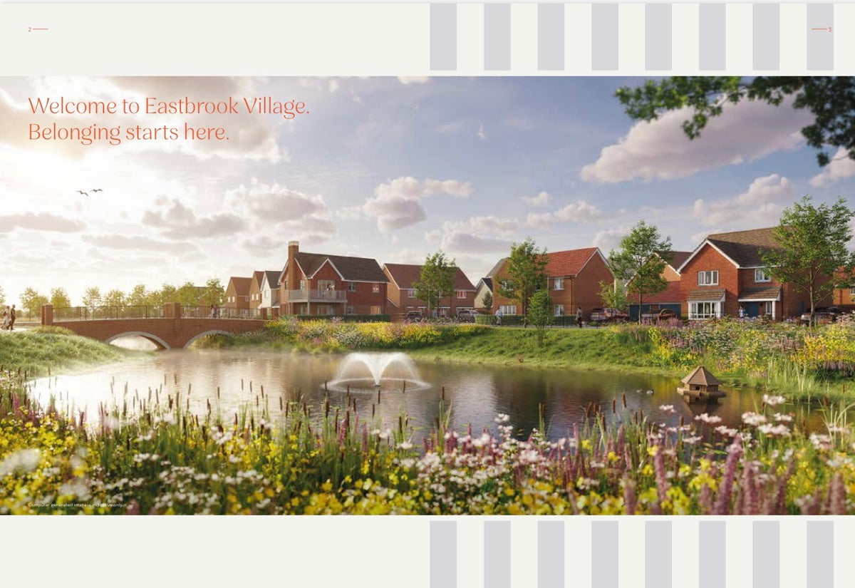 Eastbrooke Village — One to Five Bedroom  Affordable Ultra Luxury Homes and Apartments — Essential Lifestyle Masterpiece — Milton Keynes Buckinghamshire