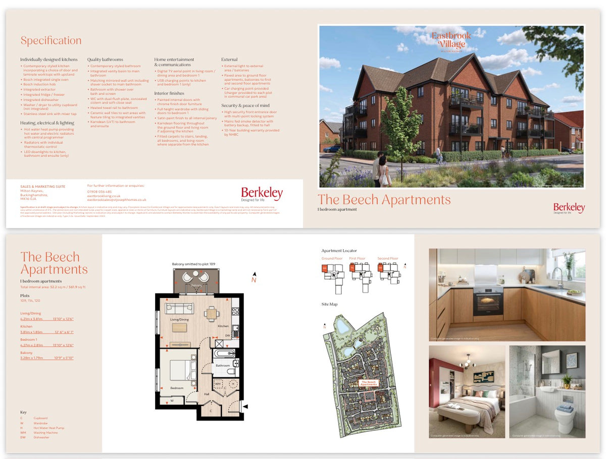 Eastbrooke Village — One to Five Bedroom  Affordable Ultra Luxury Homes and Apartments — Essential Lifestyle Masterpiece — Milton Keynes Buckinghamshire