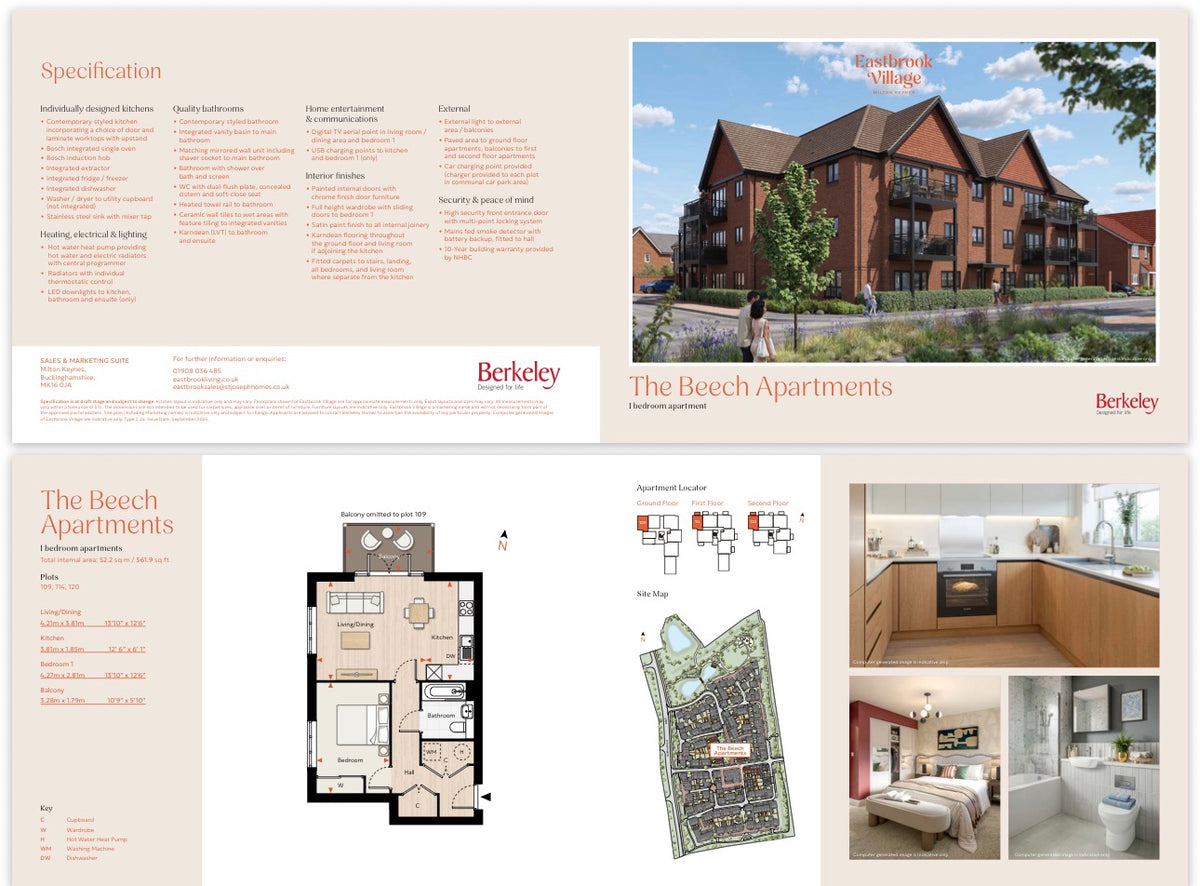 Eastbrooke Village — One to Five Bedroom  Affordable Ultra Luxury Homes and Apartments — Essential Lifestyle Masterpiece — Milton Keynes Buckinghamshire