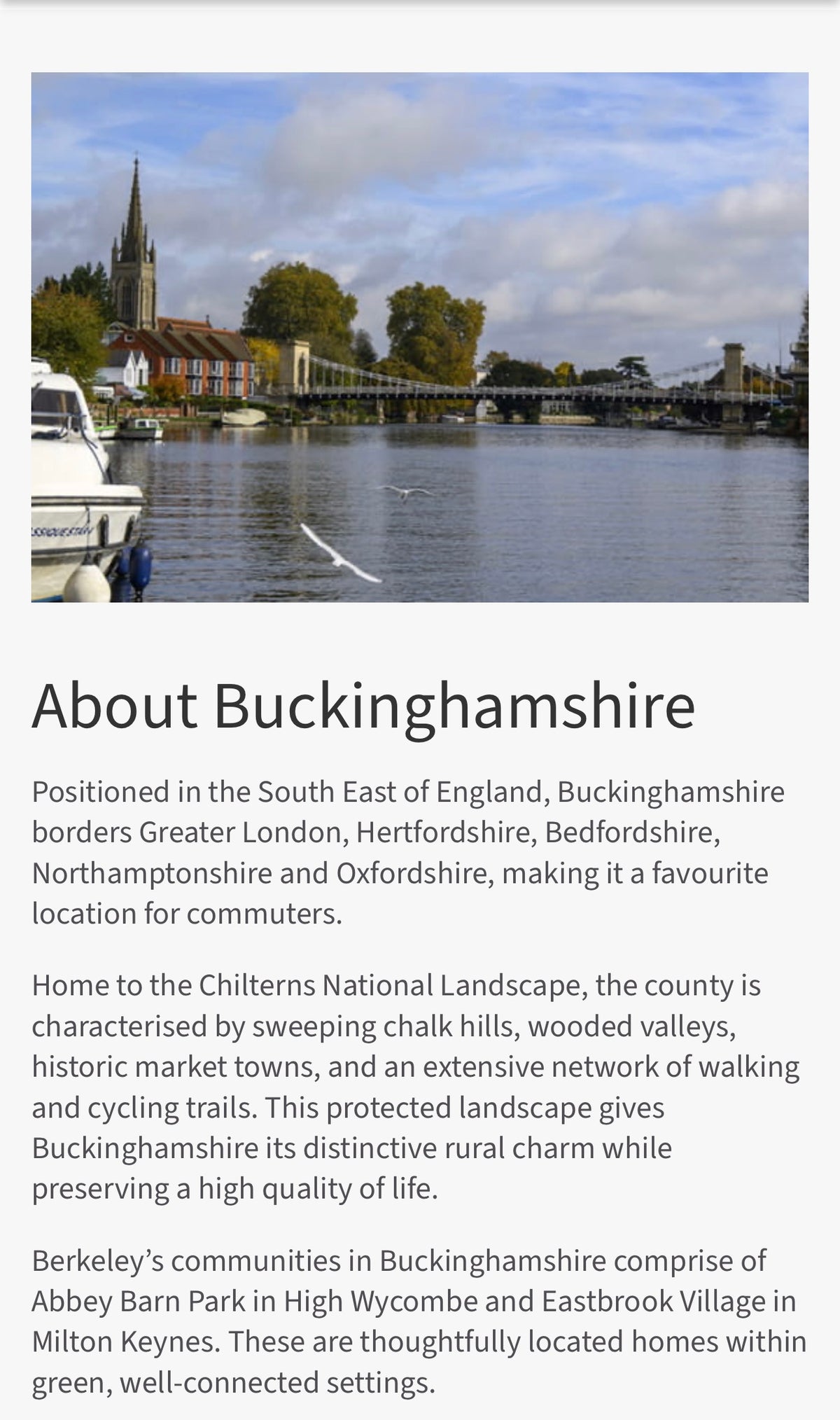 Eastbrooke Village — One to Five Bedroom  Affordable Ultra Luxury Homes and Apartments — Essential Lifestyle Masterpiece — Milton Keynes Buckinghamshire