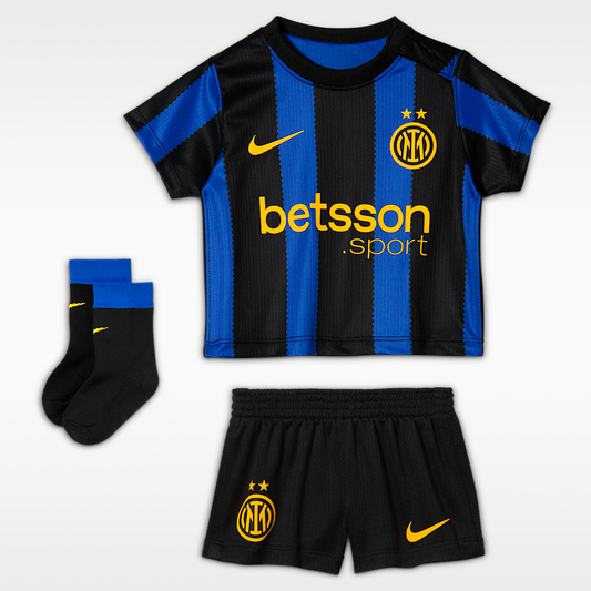 Inter Milan 2026 Stadium Home Baby/Toddler Nike Football Replica 3-Piece Kit