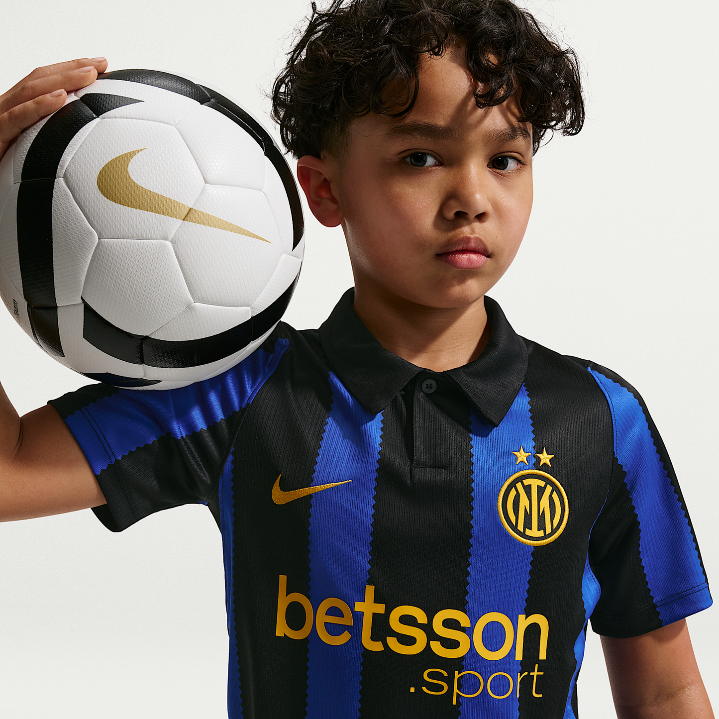 Inter Milan 2026/27 Stadium Home Older Kids' Nike Dri-FIT Football Replica Jersey
