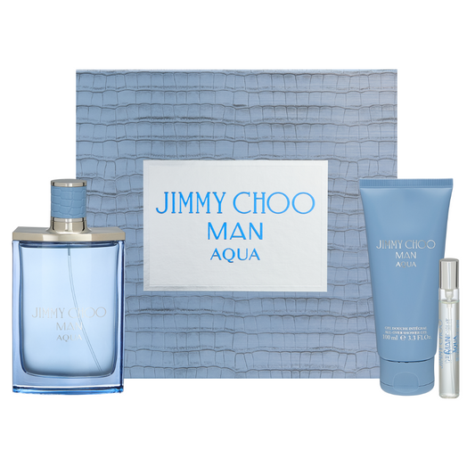 Jimmy Choo Man Aqua Eau De Toilette Gift Set 100ml