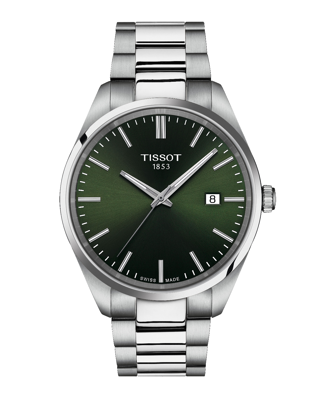 Tissot PR 100 Green Dial Stainless Steel