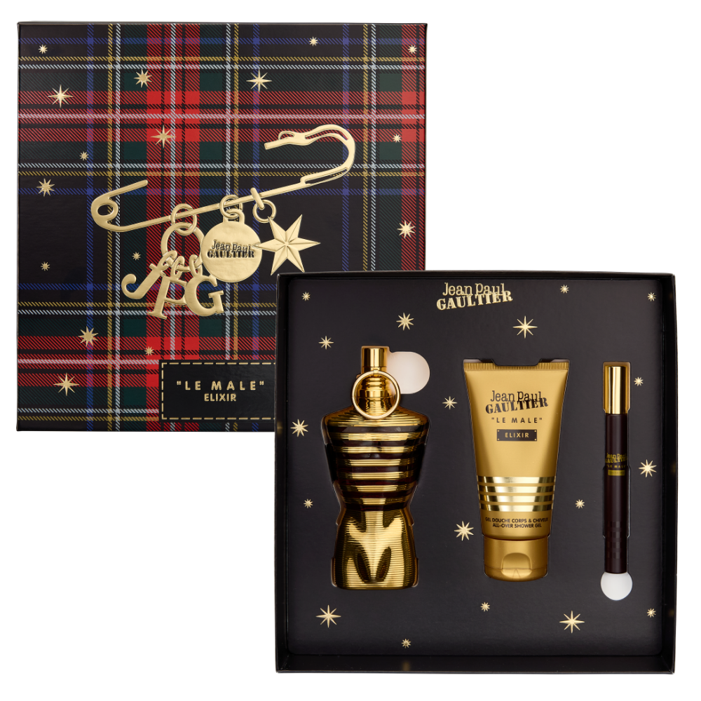 Jean Paul Gaultier Le Male Elixir Parfum Gift Set 75ml