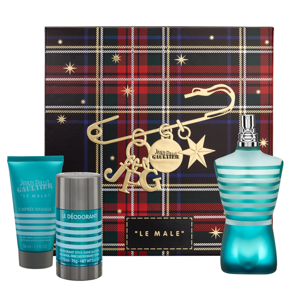 Jean Paul Gaultier Le Male Eau De Toilette Gift Set 125ml