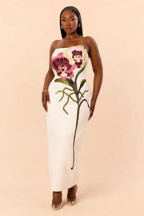 Sweet Talk Embroidered Maxi Dress