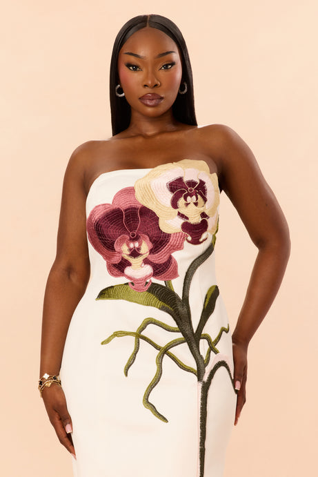 Sweet Talk Embroidered Maxi Dress