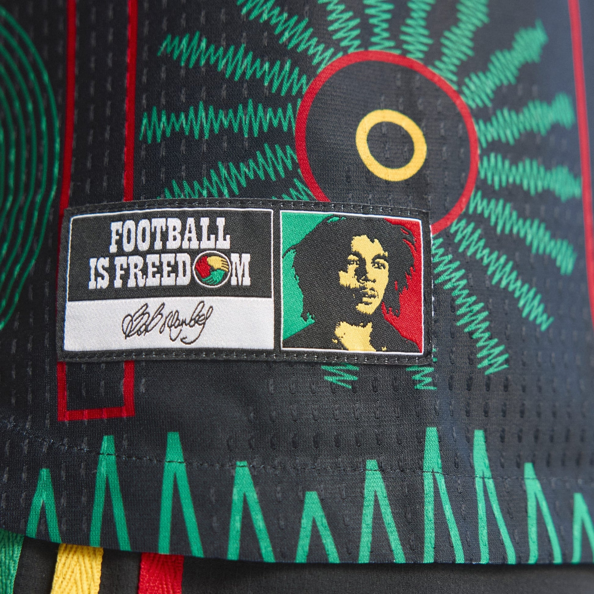 Jamaica 26 x Bob Marley Away Authentic Jersey