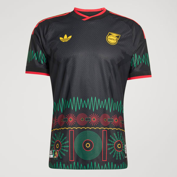 Jamaica 26 x Bob Marley Away Authentic Jersey