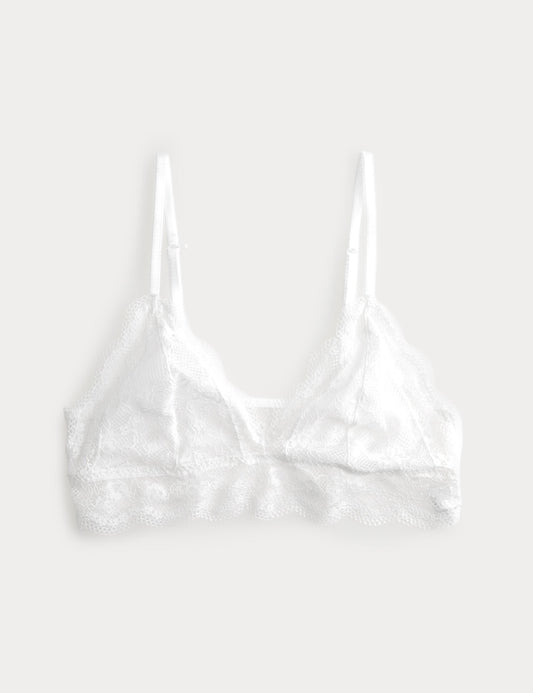 Jasmine Lace Non Wired Longline Bralette (A-E)