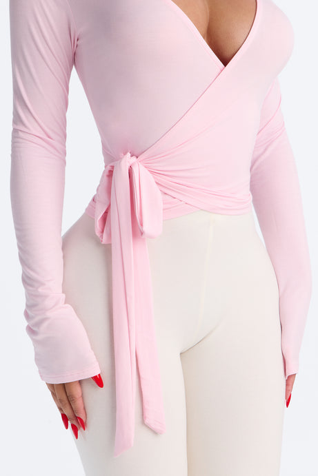 Elle Long Sleeve Wrap Top