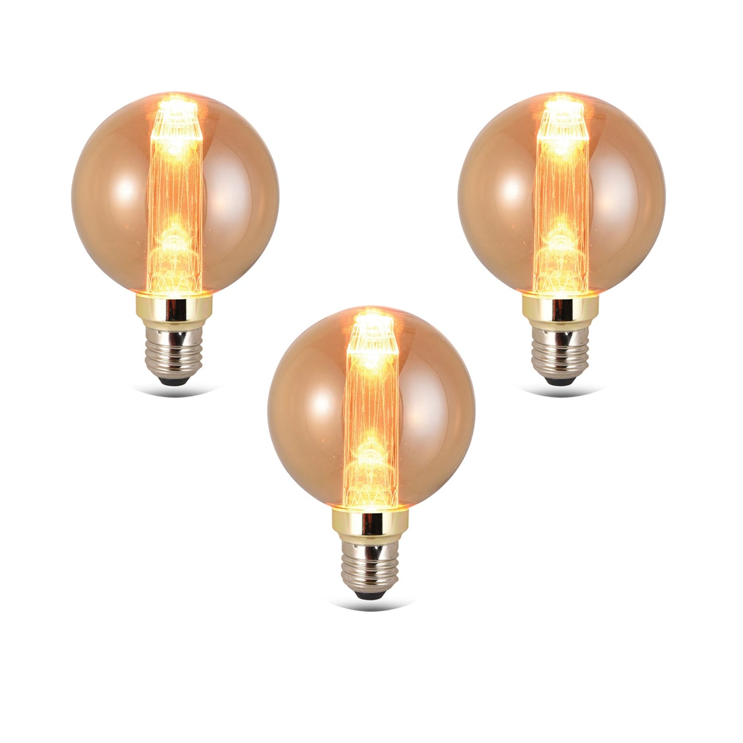 G95 3W Non-Dimmable Edison Antique Globe Bulb Retro Edison Light ~5064