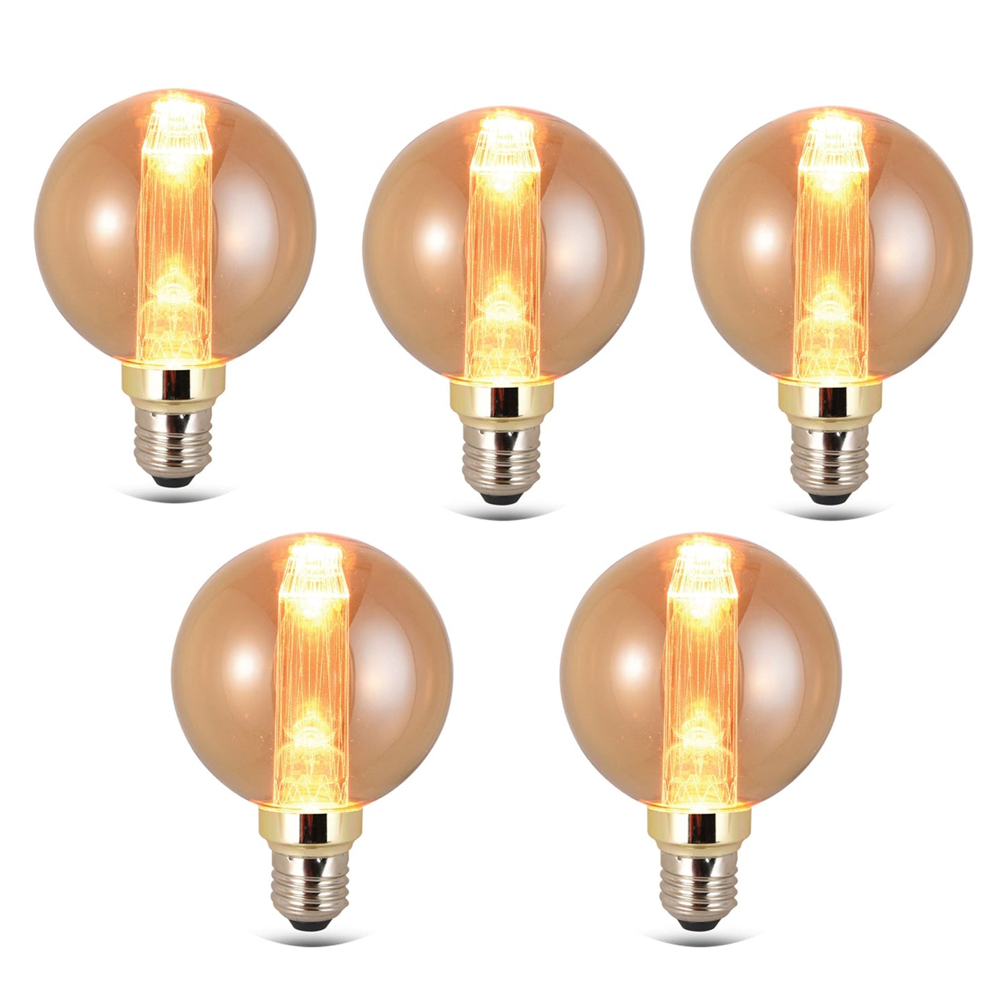 G95 3W Non-Dimmable Edison Antique Globe Bulb Retro Edison Light ~5064