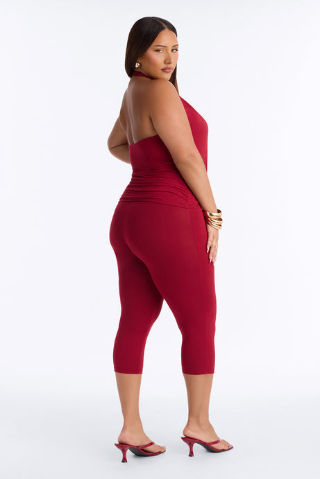 Karla Plunge Capri Catsuit