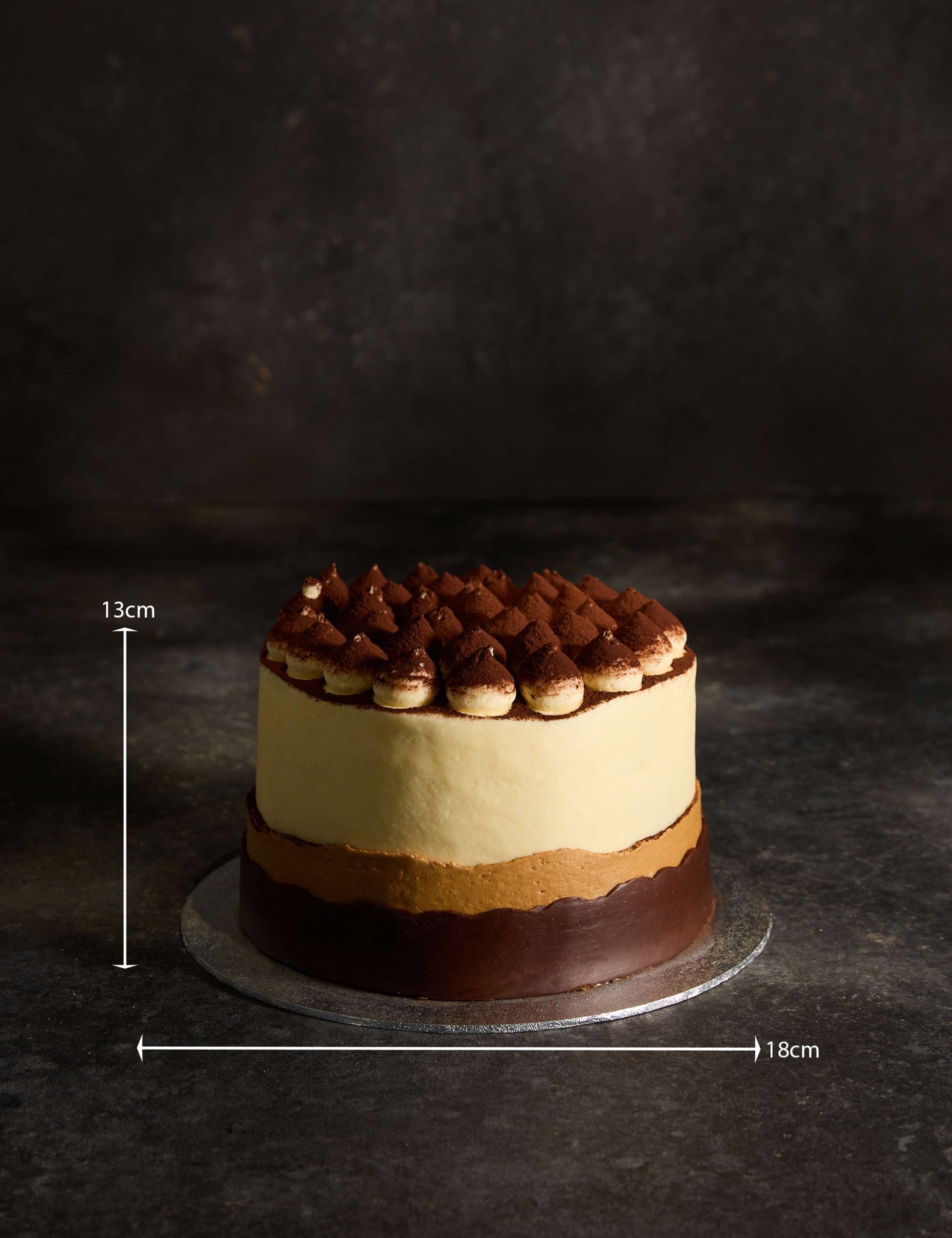 Layered Tiramisu Cake (Serves 28)