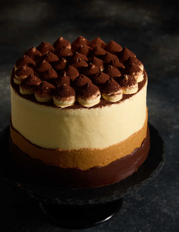 Layered Tiramisu Cake (Serves 28)