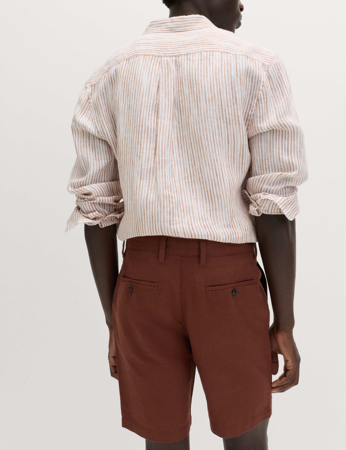 Linen Blend Chino Shorts