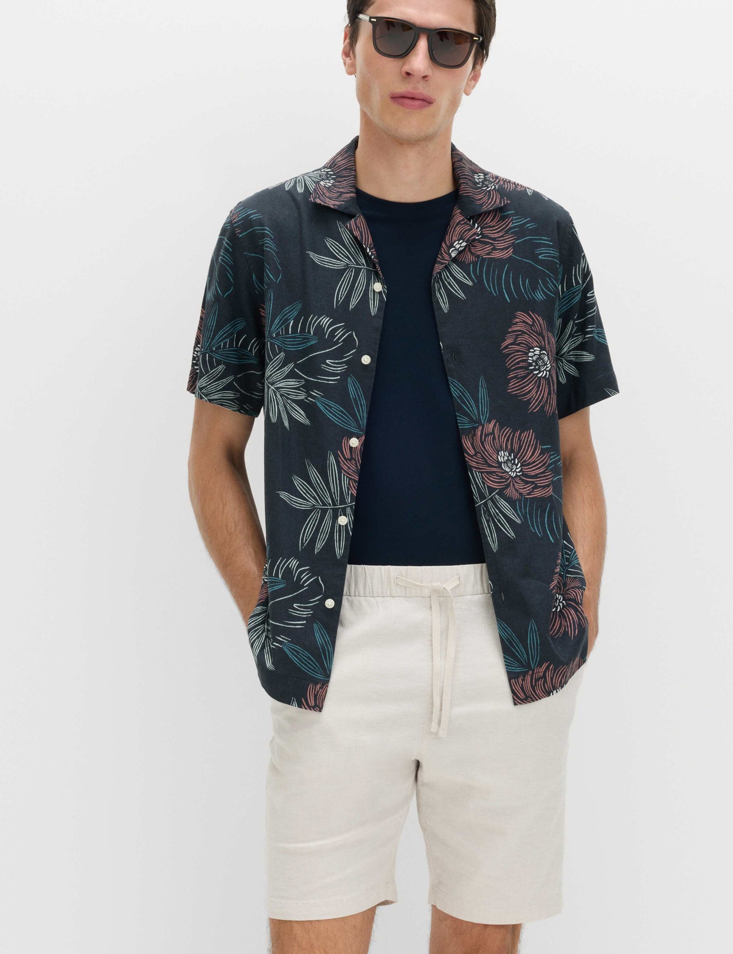 Linen Rich Hawaiian Shirt