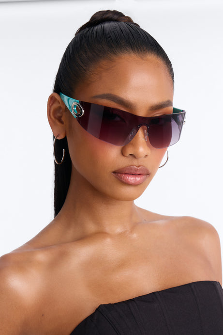 Electric Stardust Sunglasses - Teal