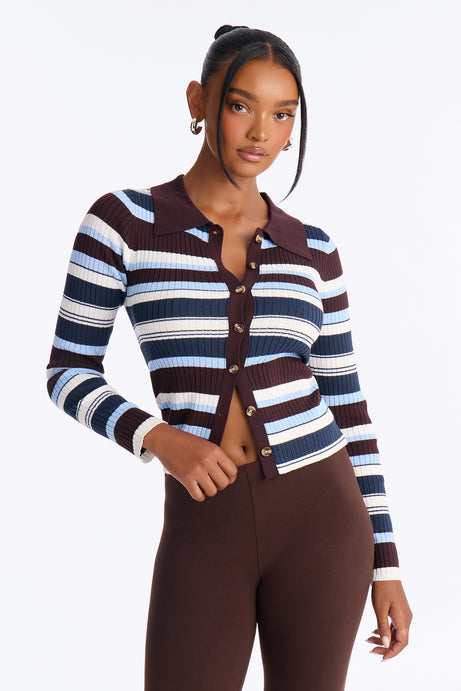 Moonlit Nights Striped Cardigan