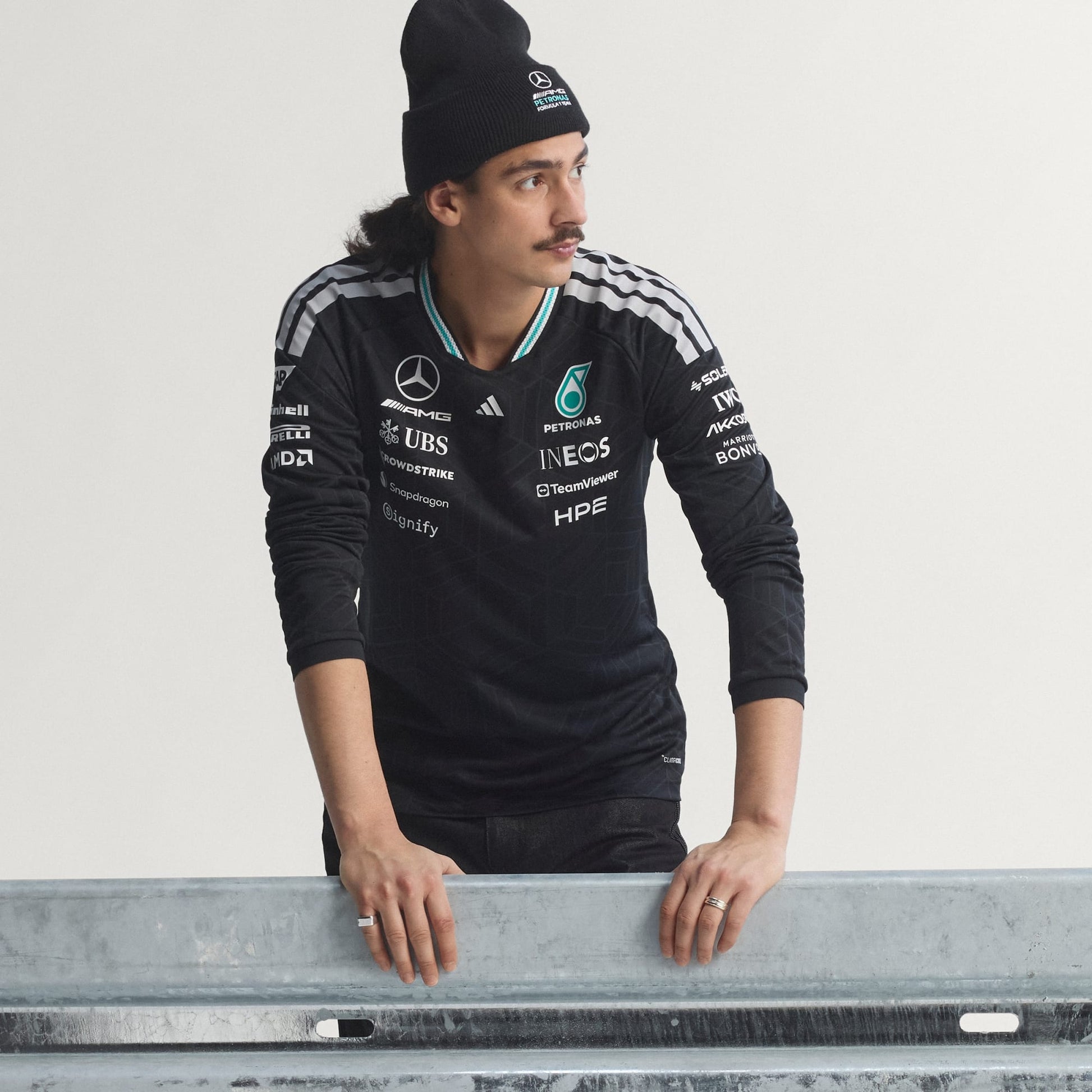 MERCEDES - AMG PETRONAS FORMULA 1 TEAM DRIVER JERSEY AUTHENTIC LONGSLEEVE