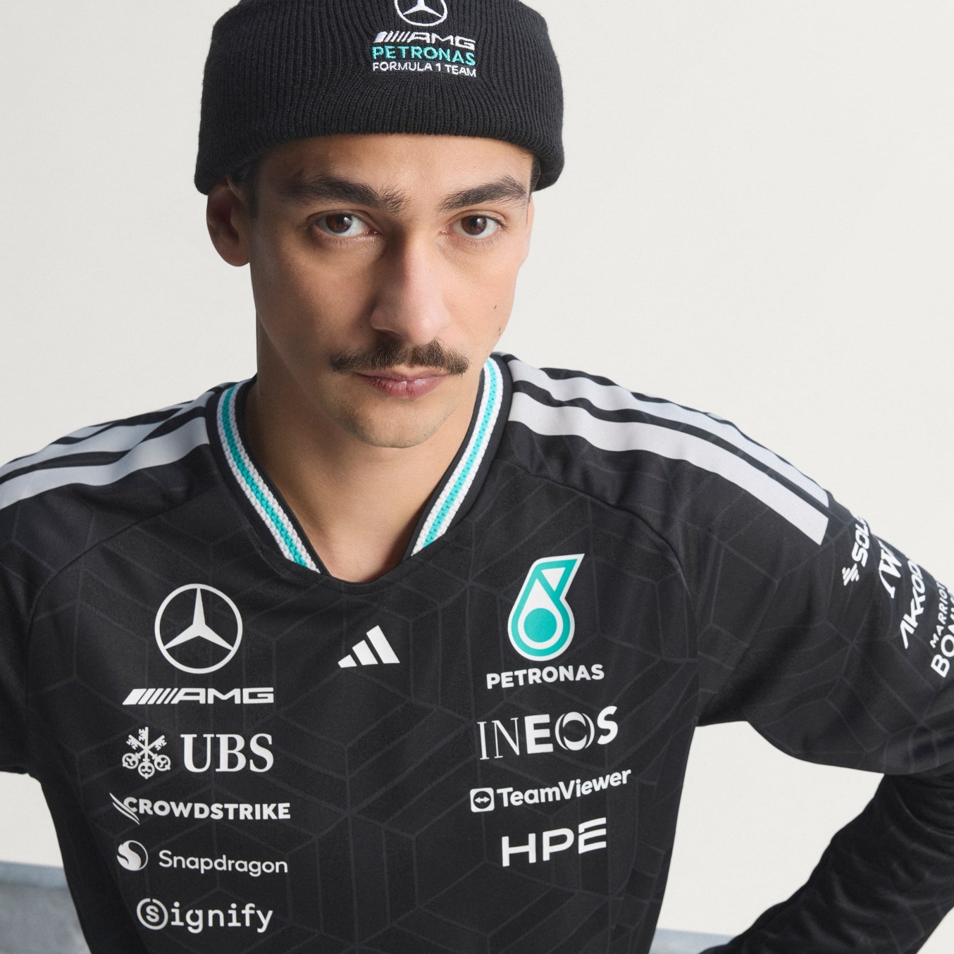 MERCEDES - AMG PETRONAS FORMULA 1 TEAM DRIVER JERSEY AUTHENTIC LONGSLEEVE