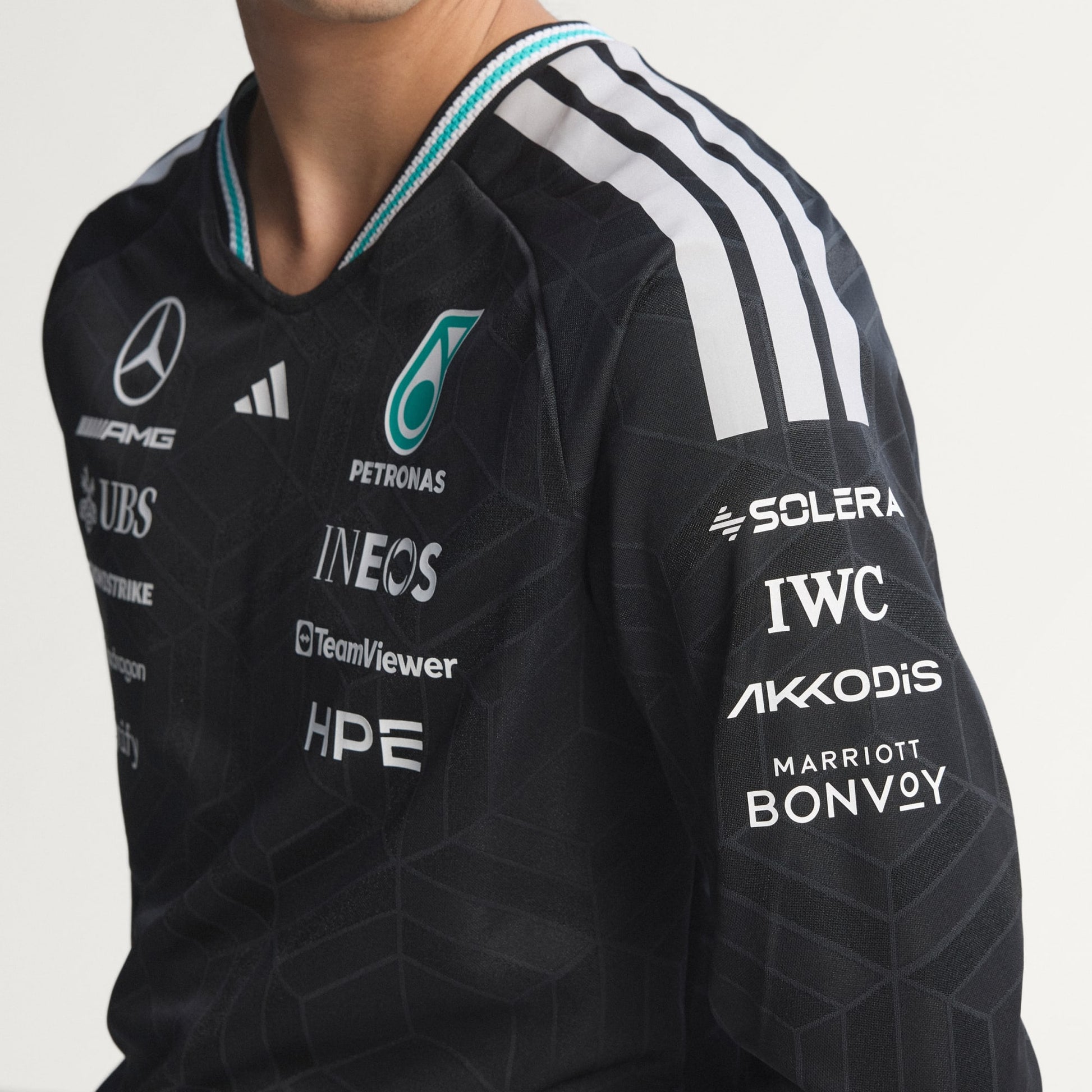 MERCEDES - AMG PETRONAS FORMULA 1 TEAM DRIVER JERSEY AUTHENTIC LONGSLEEVE
