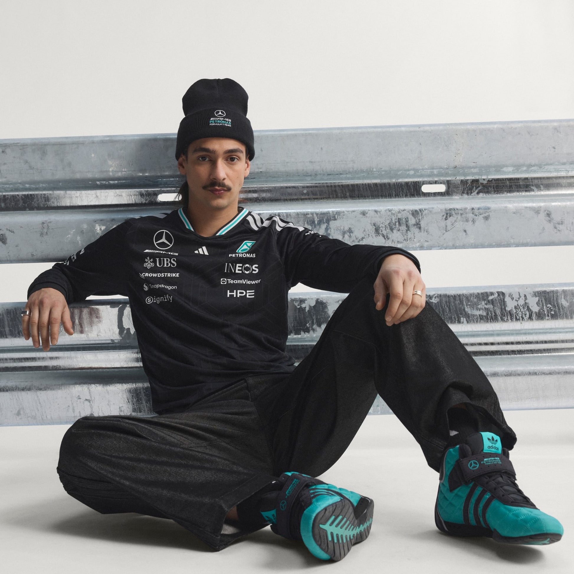 MERCEDES - AMG PETRONAS FORMULA 1 TEAM DRIVER JERSEY AUTHENTIC LONGSLEEVE