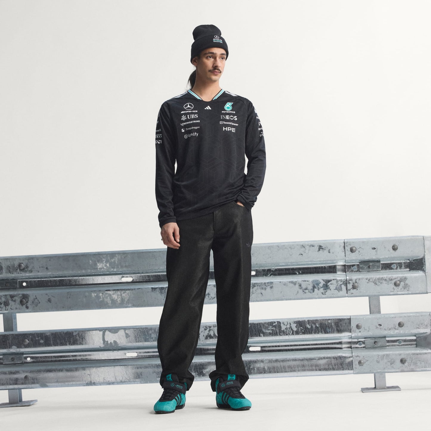MERCEDES - AMG PETRONAS FORMULA 1 TEAM DRIVER JERSEY AUTHENTIC LONGSLEEVE