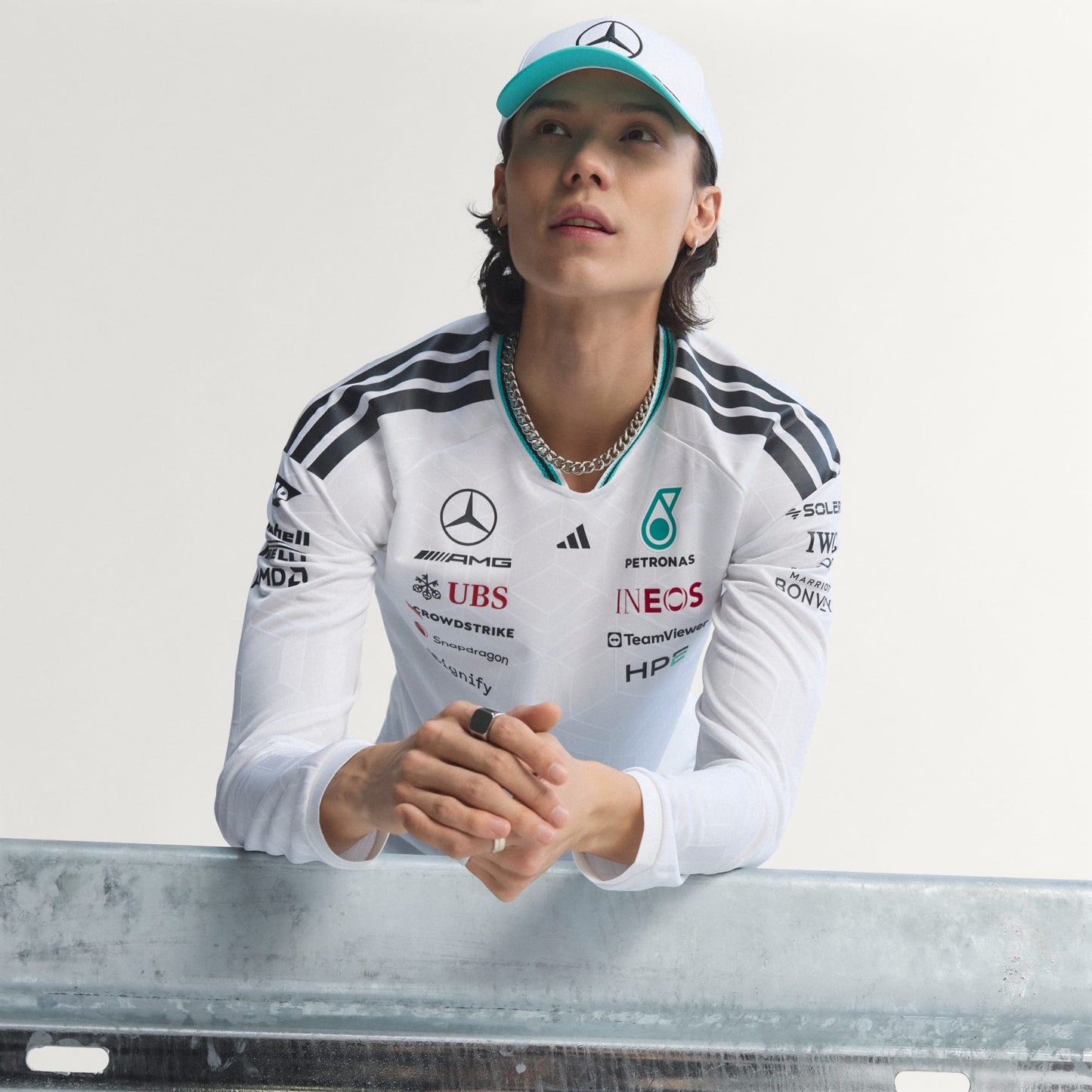 MERCEDES - AMG PETRONAS FORMULA 1 TEAM DRIVER JERSEY AUTHENTIC LONGSLEEVE