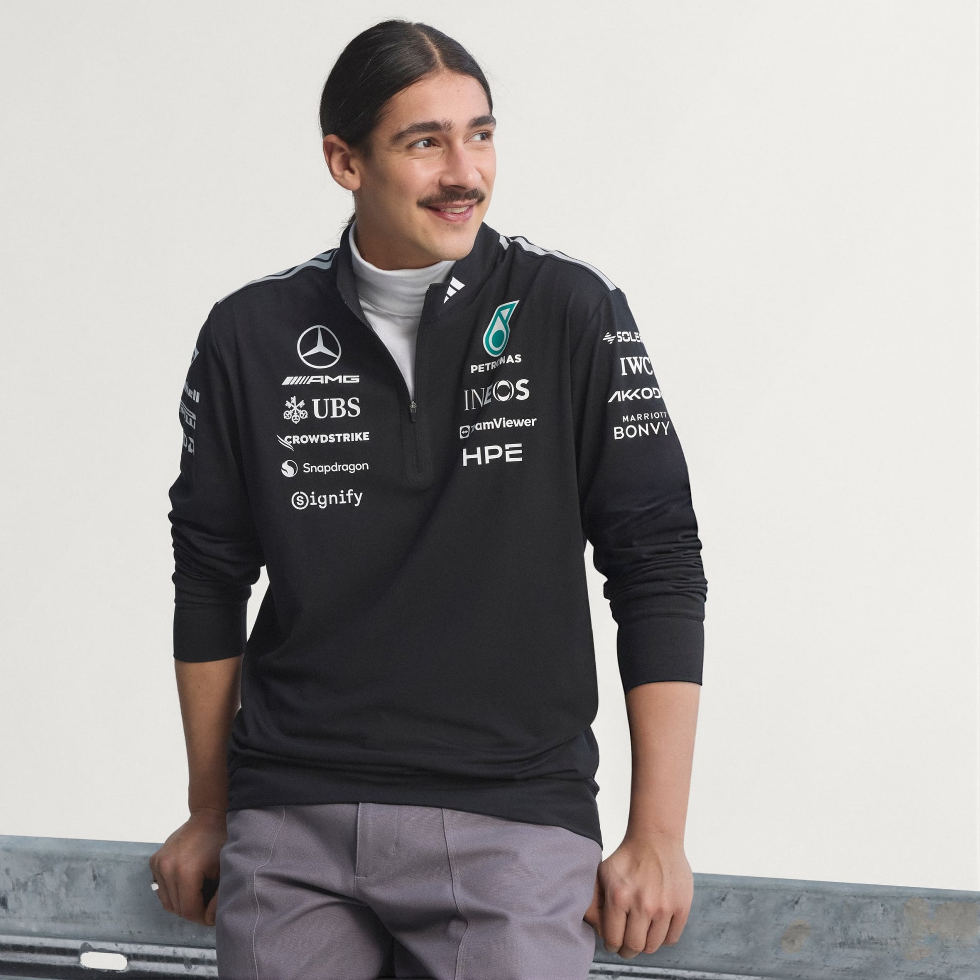 MERCEDES - AMG PETRONAS FORMULA 1 TEAM ENGINEERS QUARTER ZIP Sweatshirt