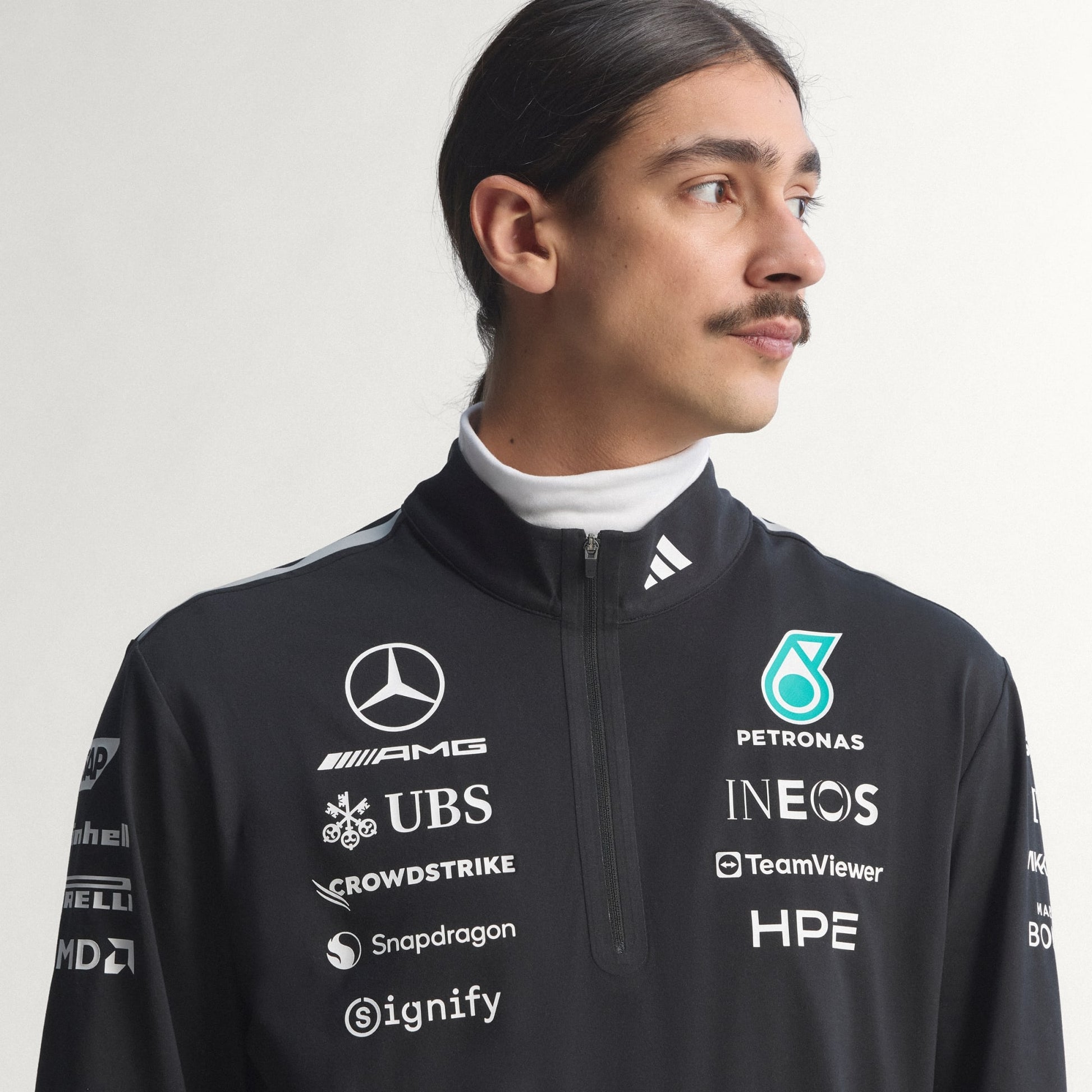 MERCEDES - AMG PETRONAS FORMULA 1 TEAM ENGINEERS QUARTER ZIP Sweatshirt