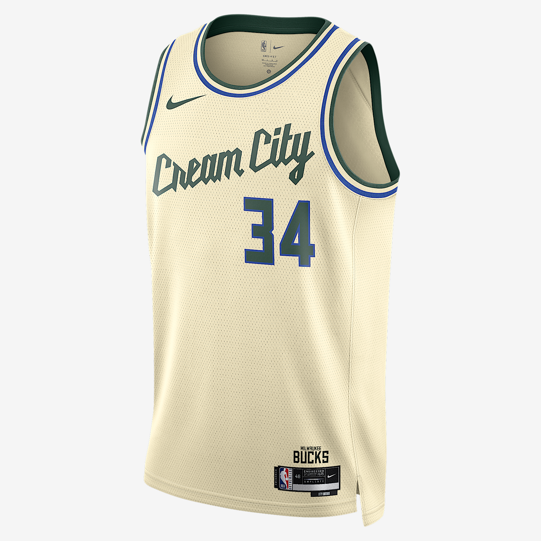 Giannis Antetokounmpo Milwaukee Bucks City Edition