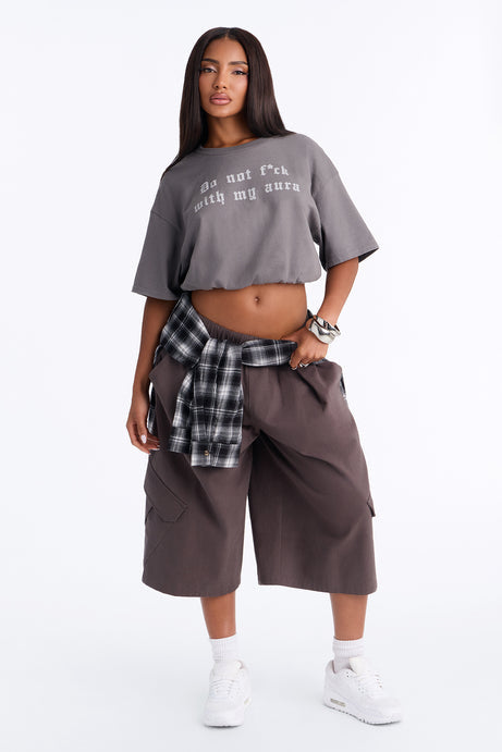 Protect Your Aura Cropped Tee