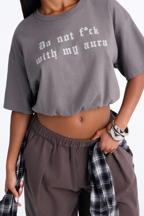 Protect Your Aura Cropped Tee