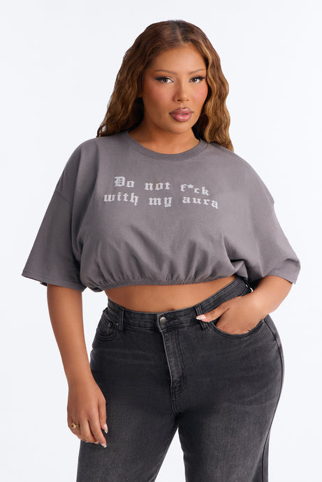 Protect Your Aura Cropped Tee