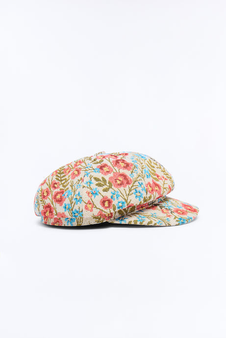Floral Affair Cabbie Hat