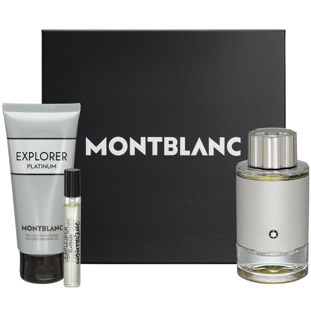 Montblanc Explorer Platinum Eau De Parfum Gift Set 100ml