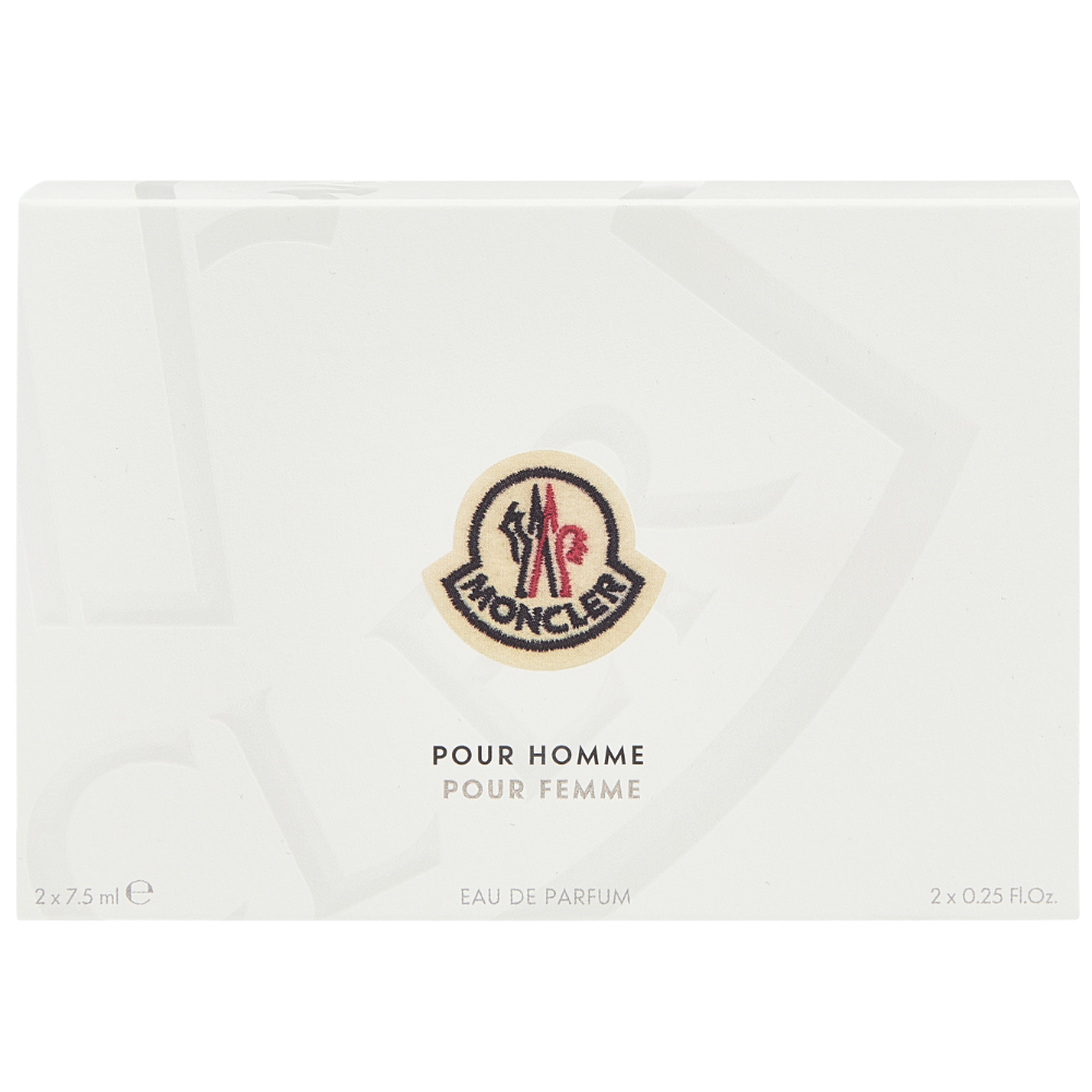 Moncler Pour Femme & Pour Homme Eau De Parfum Duo 2 x 7.5ml