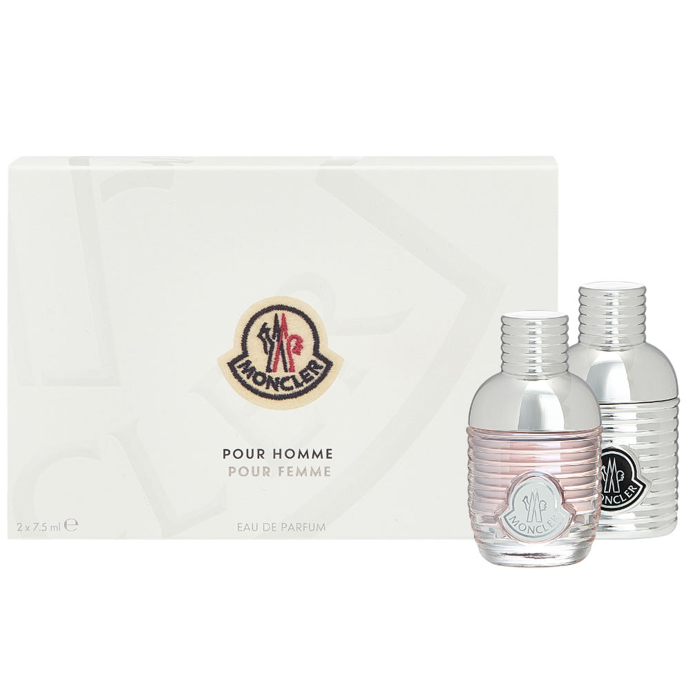 Moncler Pour Femme & Pour Homme Eau De Parfum Duo 2 x 7.5ml