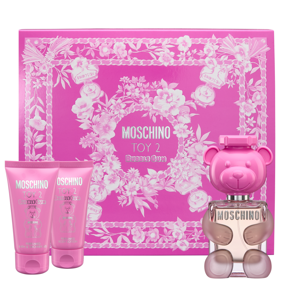 Moschino Toy 2 Bubblegum Eau De Toilette Gift Set 50ml