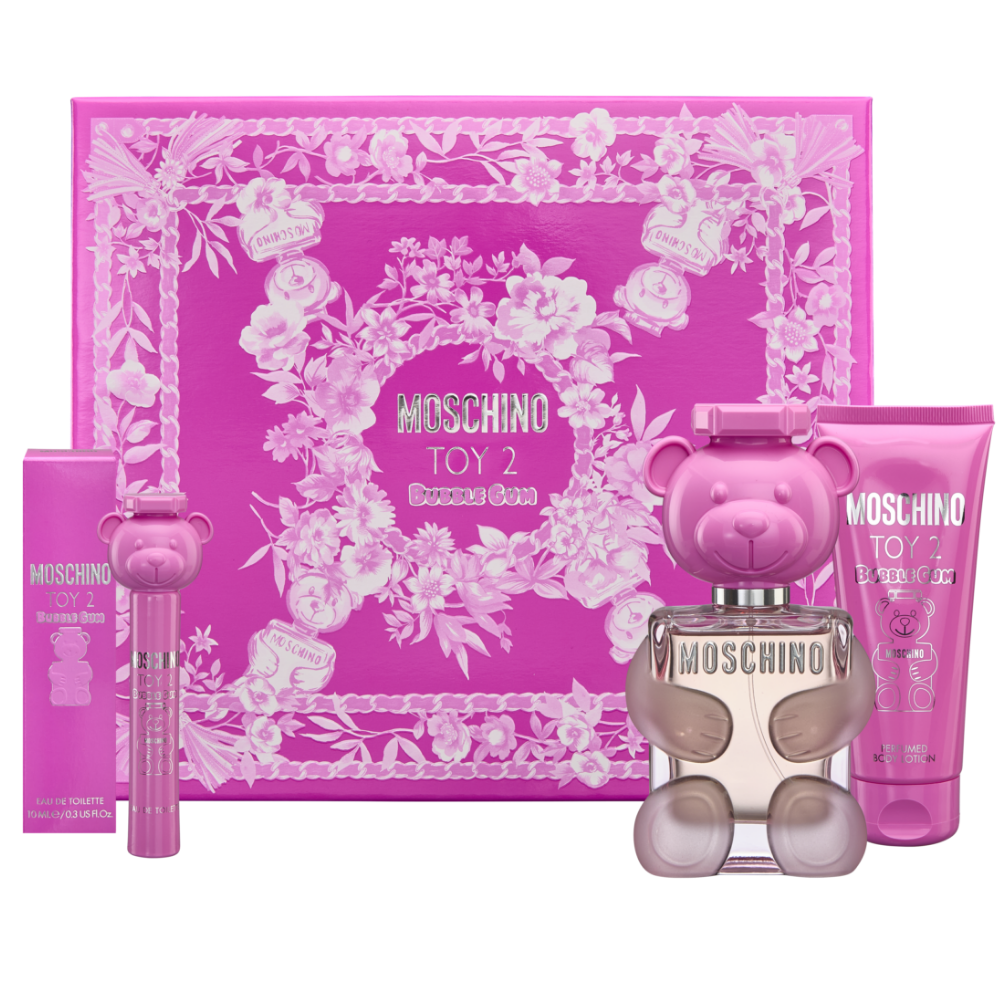 Moschino Toy 2 Bubblegum Eau De Toilette Gift Set 100ml